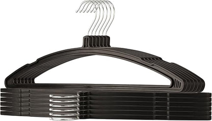 Kuber Industries 12 Piece Plastic Hanger, Black