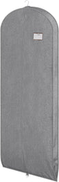 Univivi Garment Bags for Hanging Clothes, 60 Inch Suit Cover Bags for Closet Storage, Hanging Clothes Bag with Zipper and Eye-Hole for Suits, Coats, Jackets, Shirts, 1 Pack - Gray