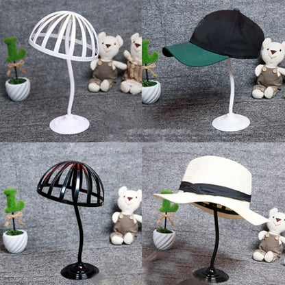 A Freestanding Wigs Hat Cap Storage Display Holder Rack Dryer Stand Organizer Mannequin for Head Model