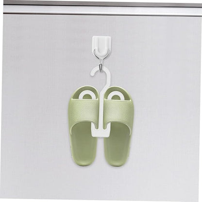 GLEAVI 50pcs Hanging Shoe Rack Drying Leggings Organiser Hanger Compact Storage Organizer for Shoes