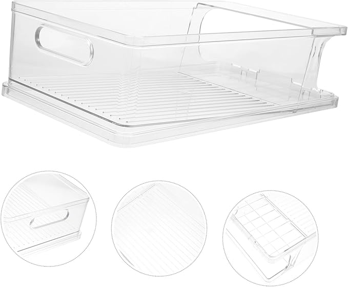 Zerodeko 2pcs Refrigerator Can Dispensers Automatic Rolling Beverage Organizers for Soda Beer and Drinks Transparent Storage Boxes for Fridge and Pantry Keeps Cans Fresh and Visible