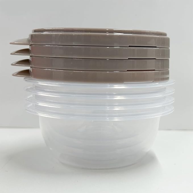 エビス Ebisu PG-3130 Rice Storage Containers, Small Mori, Set of 4, 3.5 oz (100 g), Freezer, Microwave Heating, Dishwasher Safe, Made in Japan