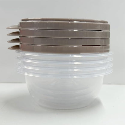 エビス Ebisu PG-3130 Rice Storage Containers, Small Mori, Set of 4, 3.5 oz (100 g), Freezer, Microwave Heating, Dishwasher Safe, Made in Japan