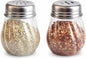Oblivion Spice Box 2 Pcs – Oregano & Chilli Flakes Dispenser Set – Unbreakable Plastic Spices Shaker with Stainless Steel Lid – BPA-Free & Reusable Easy Pour Seasoning Jars for Kitchen & Dining Table