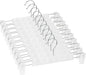 10 Pack Skirt Hangers，Pants Hangers with Clips，360 ° Swivel Hooks Space Saving Hangersfor Pants, Skirts, Clothes, Jeans，Translucent
