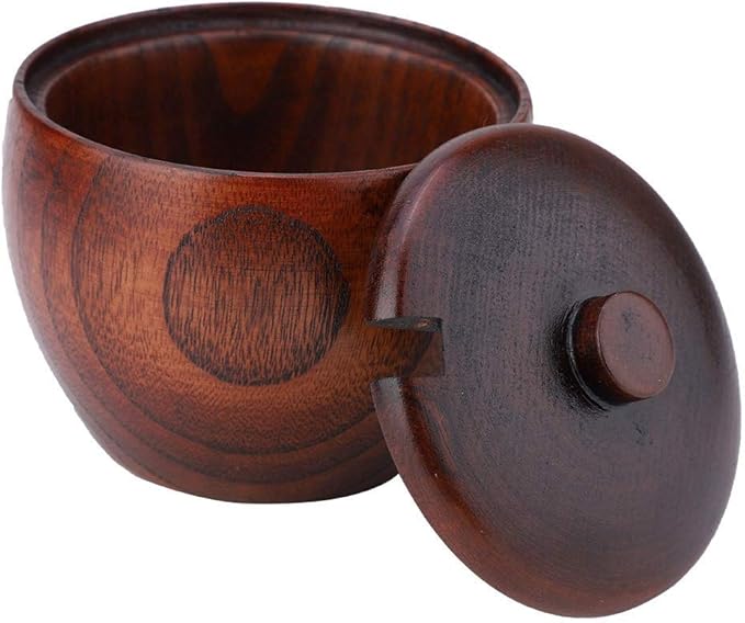 Seasoning Bottle 1Pc Solid Wood Condiment Storage Container Jar Boxes for Salt Sugar Paprika