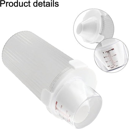 Cereal And Rice Storage Container With Airtight Lid, Pour Spout, And Measuring Cup For Dry Food, Grains Flour Sugar Snacks Pet Food (Medium)