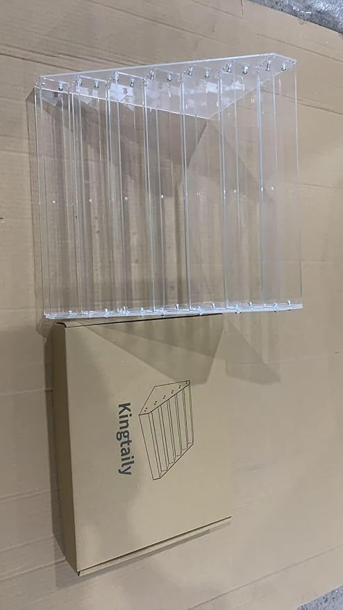 Organizer Rack Stand Holder Large Capacity Acrylic Clear 6 Layers for Nails Polish Essential Oil Lipstick Sunglasses
