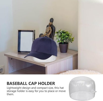 PRETYZOOM Baseball Cap Shaper Plastic Hat Holder Stand for Hat Storage and Display Portable Rack for Baseball Caps 5.5X6.7X5.5 Inches