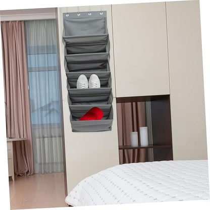 1Set Hanging Storage Organizer Bag Multi Function Pocket Wall Organizer for Shoes Accessories Sundries for Dormitory Bedroom Kitchen Bathroom