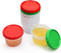 EONJOE 16 oz Plastic Freezer Containers with Lids 2 Cup Food Storage Container BPA Free Stackable Airtight Dishwasher Safe,6 Pack