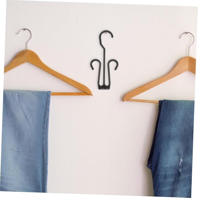 Luxshiny 25pcs Shoe Organizer Hanging Shoe Rack Storage Expandable Rack Portable Stackable Shelves Hanger Clips Closet Organizer