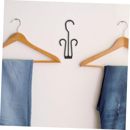 Luxshiny 25pcs Shoe Organizer Hanging Shoe Rack Storage Expandable Rack Portable Stackable Shelves Hanger Clips Closet Organizer