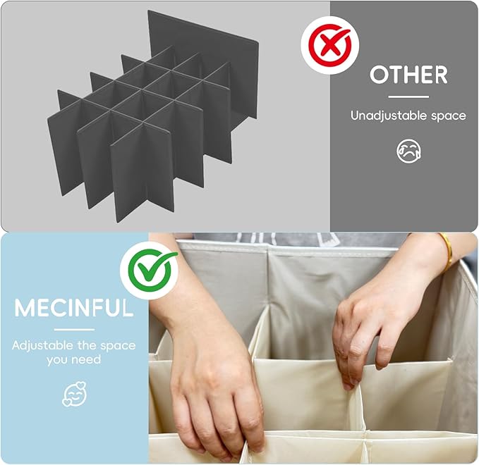 Shoe Storage Organizer 2 Pack with Clear Cover and Adjustable Dividers – Fabric Shoe Organizer for Closet Fits 16-32 Pairs, Space-Saving Shoe Organizer Box, Dustproof & Reinforced