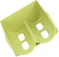 Stackable Beer Can Holder, 2 Bottle Beverage Storage Rack for Refrigerator with Concave Convex Design, Made of Safe PP Material (Green)