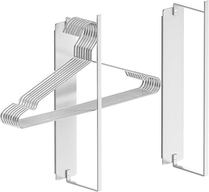 Hanger Organizer Magnetic Hangers Holder for Washing Machine Laundry Room Organization,Clothes Hanger Stacker Coat Hanger Stacker Hanger Stand Rack for Adult Kids Pants Hangers Storage 2 Pack