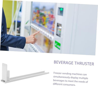 Drink Dispenser Organizer for Refrigerator User-friendly Beverage Pusher with Versatile Design for Cans and Bottles Retail and Home Use