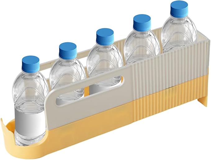 Drink Organizer For Fridge | Automatic Beverage Holder,Fridge Drink Dispenser - For -Pantry Kitchen Cabinet Freezer -Home Bar