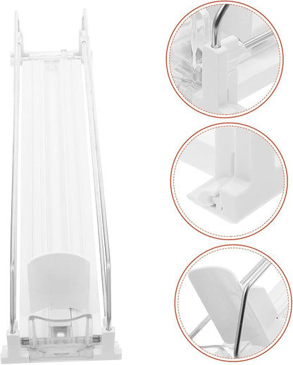 Modern Beverage Storage Box Fridge Drink Organizer Soda Can Dispenser Pusher Glide Touchless for Refrigerator Supermarket Display