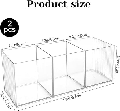 Rainmae Large Cutlery Storage Organizer, Plastic Cutlery Utensil Holder Storage Organizer Caddy for Kitchen Countertop Organization, Holds Fork, Knife, Spoon, Silverware Tableware Storage Box