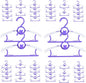Baby Hangers for Nursery Closet 40 Pack Plastic Kids Clothes Hanger Space Saving Non Slip Extendable Toddler 11-14” Adjustable Hangers Heavy Duty Clothing Infant Hanger Bulk, Purple