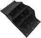 FOMIYES The Door Shoe Organizer with 12 Large Pockets, Wall Mounted Hanging Shoe Rack, Foldable Black Storage Bag for Closet Doors and Narrow Hallways