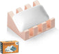 Self Draining Soap Dish Holder,Silicone Soap Dish,for Bathroom,Kitchen, Sponges，Can Extend Soap Life，Keep Soap Bars Dry and Easy Cleaning (Pink,1-Pack)