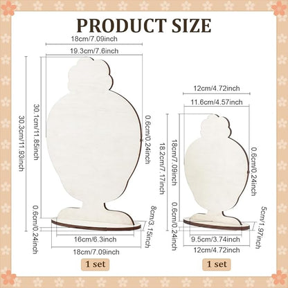 PH PandaHall 2pcs Wood Hat Hairband Display Stand 2 Sizes Hair Clip Holder Wooden Hat Stand Racks Headband Storage Display Board Rustic Hair Tie Holders for Headband Hats Necklace Accessories Dresser