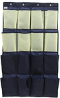 Hanging Shoe Organizer Bag Over the Door Oxford Shoe Pouch for Closet Storage Multi Wall Mounted Rack in Bedroom Bathroom Yellow