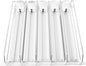 5pcs Soda Can Organizer for Fridge, Automatic Can Holder Dispenser, ABS Fridge Can Holder, Self Pushing Drink Organizer, Beverage Containers for Refrigerator Kitchen(White)