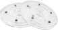 Bivethoi 2 Pack Mini Turntable Organizer, Clear Rotating Tray, Acrylic Ball Bearing Plate for Kitchen, Spice Rack, TV, Laptop, Monitor