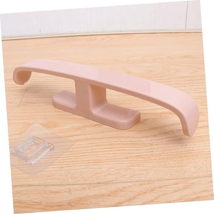 5 Pack Sticky Wall Mount Shoes Rack Slippers Organizer Door Shoe Hangers Elastic Plastic Wall Mounted Storage Pink