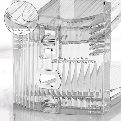 20 Pack Clear Shoe Slots Organizer - Adjustable Height 3.7''to 7.7'' Shoe stackers for a pair of shoes ,Shoe rack storage shoe space saver 50%,Easy to assemble shoe hold shoe organizer for cloest