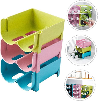 Beer Storage Box Non-skid Fall Drink Box Storage Container Stackable Rack