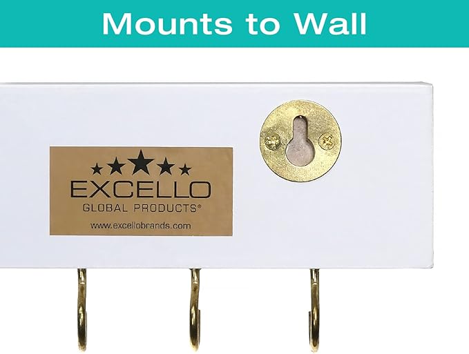 EXCELLO GLOBAL PRODUCTS 2 Piece Fashion Jewelry Holder Set (Gold Waves)