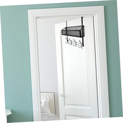 Over Door Organizer Multi Layer Storage Rack for Bathroom Kitchen Bedroom No Drill Installation Stylish Design for Maximized Space for Towels Hats More