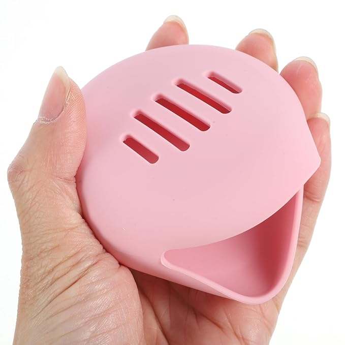 Portable Silicone Puff Case for Travel Makeup Sponge Holder Protective Design Lightweight Storage Box for Easy Access and Organization