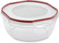 Sterilite Rocket Red Ultra Seal Latching Bowl, 4.7 Quart