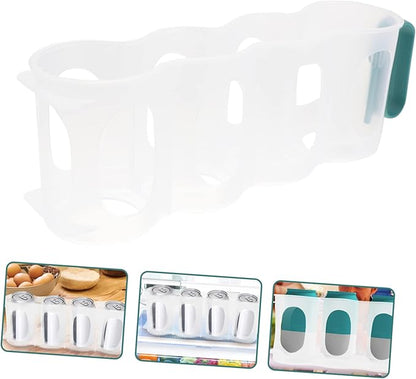 STOBAZA Soda Can Refrigerator Organizer Beverage Dispenser Bin Sturdy Drink Storage Holder for Fridge Space Saving Canned Food Container Material