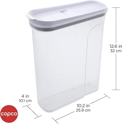 Copco Cereal Storage Container, 4.75-Quart, Clear