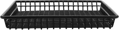 G.E.T. 4-35999 9" Square Basket, 1" Clipper Mill, Iron POLYETHYLENE Coated