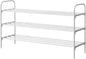 Kitsure Shoe Rack - 3-Tier Space-Saving Shoe Organizer & Shoe Shelf with Handle, Easy Assembly, Sturdy Metal Shoe Rack for Closet, Entryway, Bedroom, 28.0" x 11.8" x 25.6", White