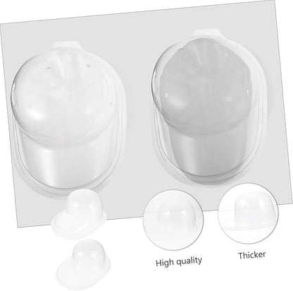 DOITOOL Baseball Cap Display Case, Transparent Plastic, 2 Pack