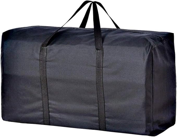 Extra Large Tote Bag, Heavy-Duty Storage Bag with Zipper for Moving, Clothes Storage, and Travel Packing (Single Bag)