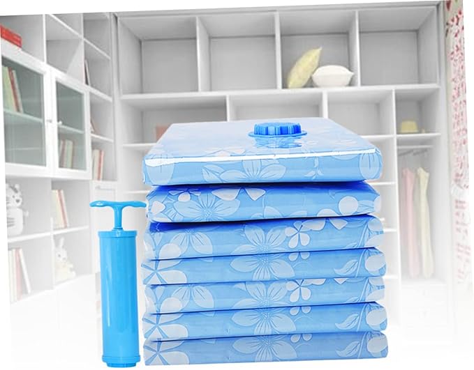 MAGICLULU 11pcs Vacuum Compression Bag Set Suction Bags for Flowers Airtight Storage for Clothes Bedding and More Space Saving for Travel and Home Organization