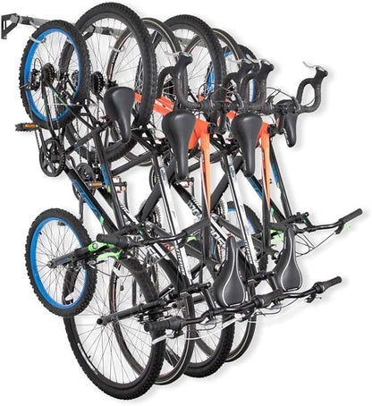 Monkey Bars Bike Storage Rack 2.0 - Store Up to 6 Bikes - 300lb Weight Capacity Garage Bike Rack