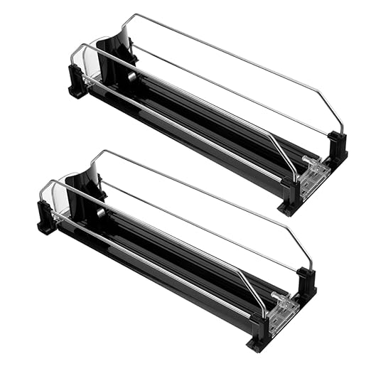 6pcs Soda Organizer for Refrigerator Automatic Pusher Drink Dispenser Fridge Soda Can Dispenser