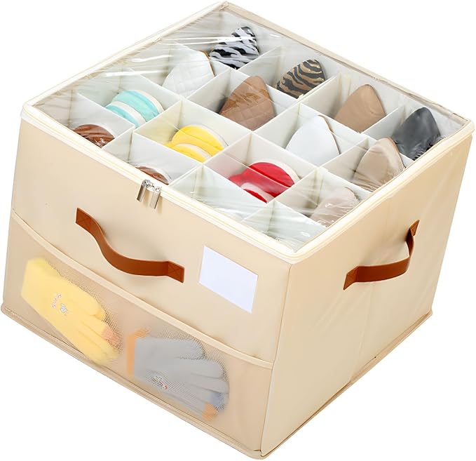 Practical Shoe Storage Container for Closet Fit 8 16Pairs with See Through Covers and Handles Home Storage Shoe Container