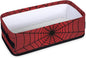 Spiders Web Red Small Bathroom Baskets for Toilet,Foldable Toilet Paper Tank Basket Organizer for Towels Storage Decorative Open Storage Bins for Home,Closet,Containers,Cabinet