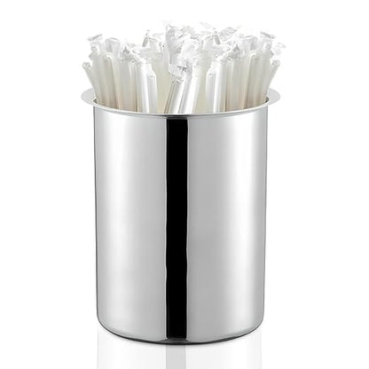 OCS Parts 6.75-Inch Kitchen Utensil Holder | Stainless Steel Dishwasher Safe Kitchen Countertop Organizer